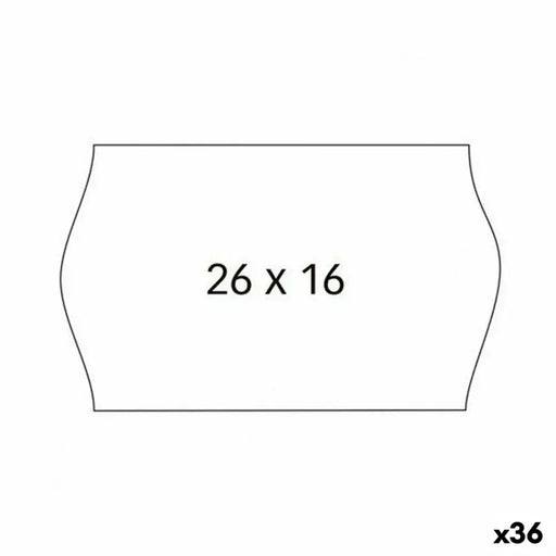 Топ етикети Бял 26 x 16 cm (36 броя)