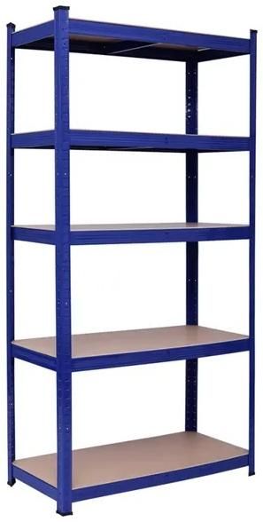 Метален стелаж Top Strong - MDF, 5 х 175 kg, 180 х 90 х 40 cm, син