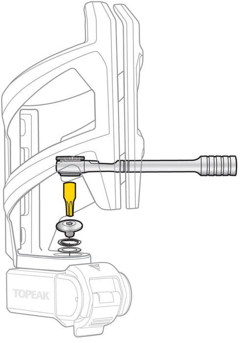 Гаечен ключ Topeak RATCHET ROCKET LITE DX+, 17 функции