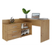 Topeshop DANY ARTISAN KPL компютърно бюро цвят дъб