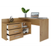Topeshop DANY ARTISAN KPL компютърно бюро цвят дъб