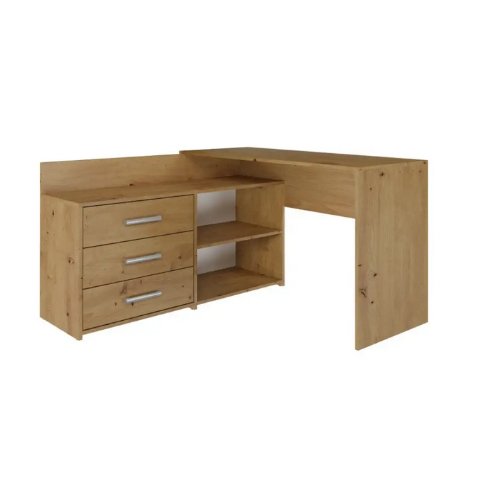 Topeshop DANY ARTISAN KPL компютърно бюро цвят дъб