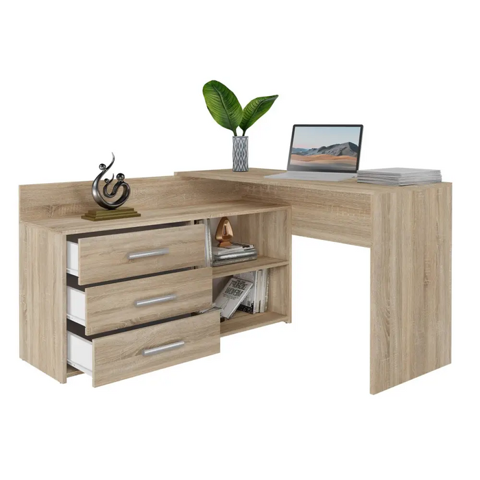 Topeshop DANY SONOMA KPL Бюро за компютър Цвят дъб