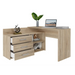 Topeshop DANY SONOMA KPL Бюро за компютър Цвят дъб