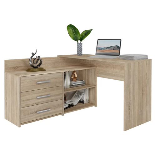 Topeshop DANY SONOMA KPL Бюро за компютър Цвят дъб