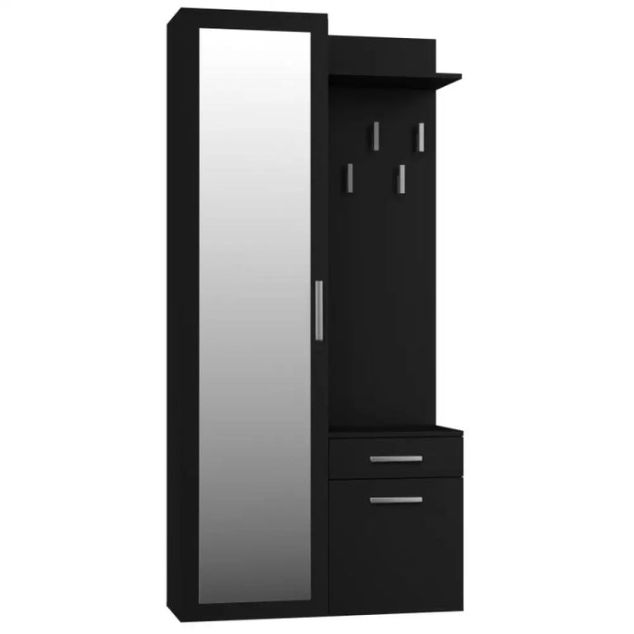 Topeshop GAR DUO CZERŃ входен шкаф