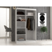 Topeshop IGA 120 BIEL B KPL гардероб/килер за спалня 7
