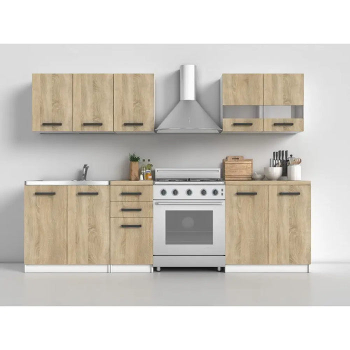 Topeshop КУХНИЯ КОМПЛЕКТ SONOMA комплект мебели