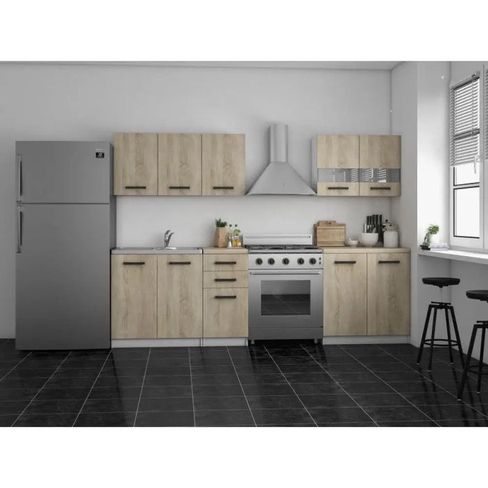 Topeshop КУХНИЯ КОМПЛЕКТ SONOMA комплект мебели