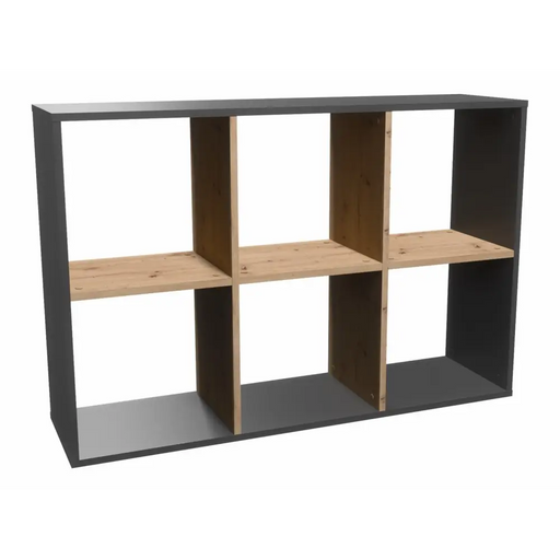 Topeshop MALAX 2X3 ANT/ART библиотека за хол