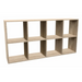 Topeshop MALAX 2X4 SONOMA библиотека за хол