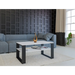 Topeshop MODERN 1P WHITE BLACK кафе/странична/крайна маса