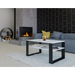 Topeshop MODERN 1P WHITE BLACK кафе/странична/крайна маса