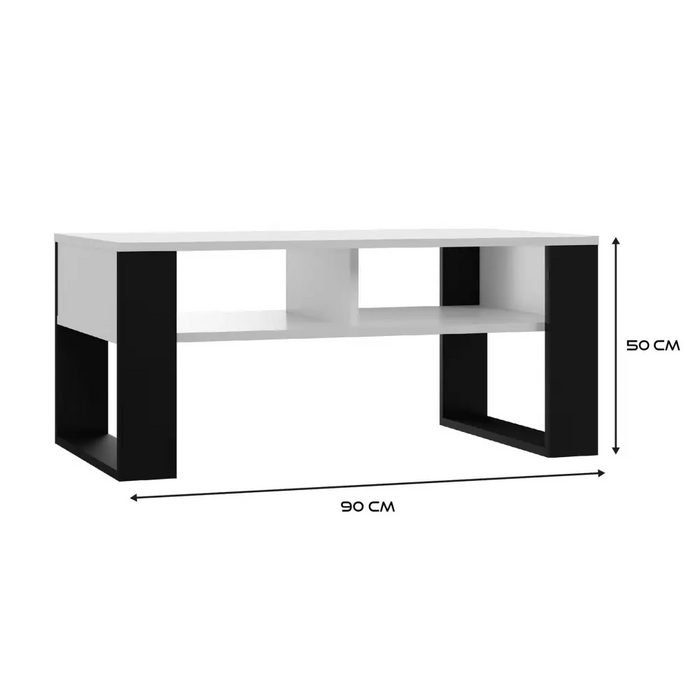 Topeshop MODERN 2P BIEL CZ кафе/странична/крайна маса Холна