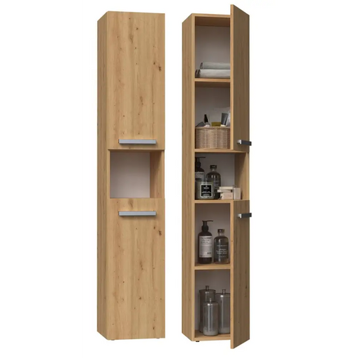 Topeshop NEL I ARTISAN шкаф за баня дъб