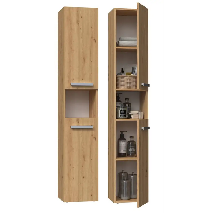 Topeshop NEL I ARTISAN шкаф за баня дъб