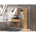 Topeshop NEL II ARTISAN шкаф за баня дъб