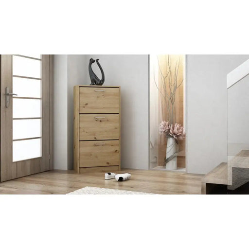 Topeshop PAULA ARTISAN Органайзер за обувки Closed Oak
