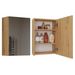 Topeshop POLA 1DL ARTISAN шкаф за баня дъб