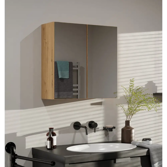Topeshop POLA 2DL ARTISAN шкаф за баня дъб