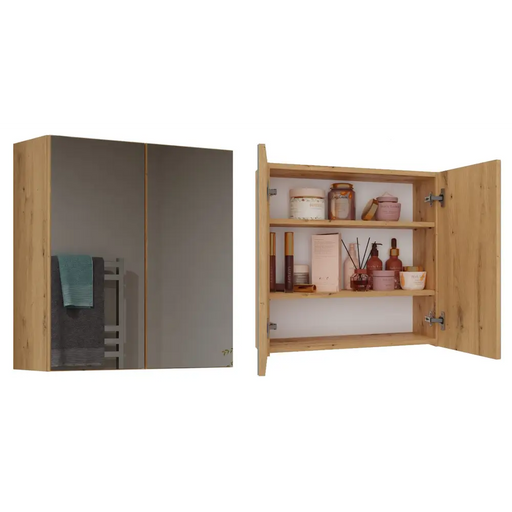Topeshop POLA 2DL ARTISAN шкаф за баня дъб