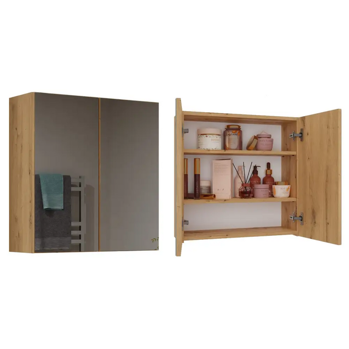 Topeshop POLA 2DL ARTISAN шкаф за баня дъб