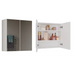 Topeshop POLA 2DL BIEL шкаф за баня бял