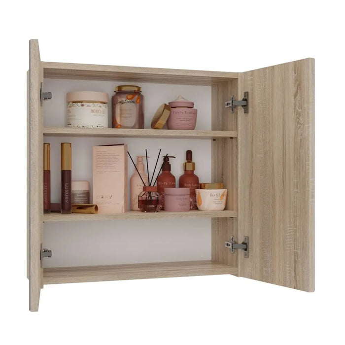 Topeshop POLA 2DL SONOMA шкаф за баня дъб дърво