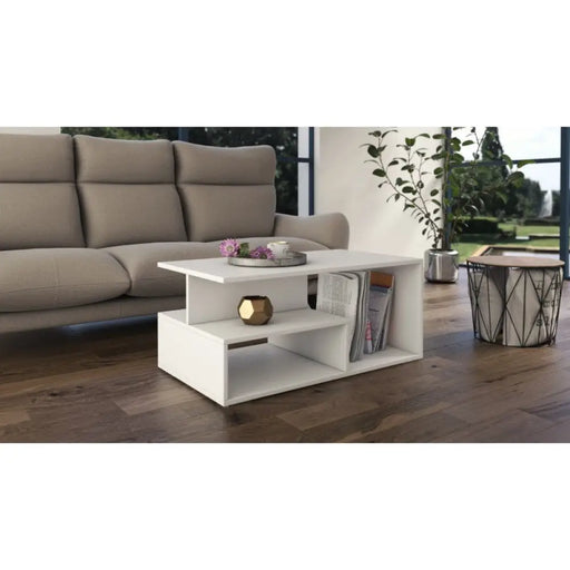 Topeshop PRIMA BIEL масичка за кафе/странична/крайна