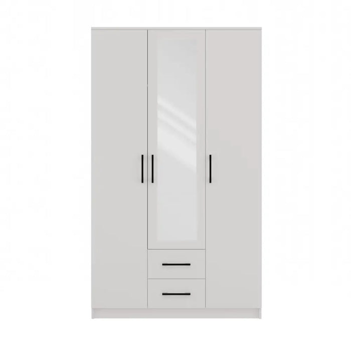 Topeshop ROMANA 120 BIEL гардероб/килер за спалня 6 рафта 3
