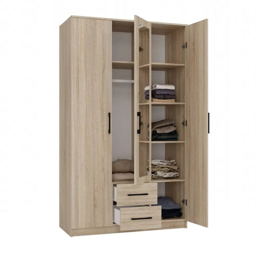 Topeshop ROMANA 120 SON L гардероб/килер за спалня 6 рафта