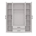 Topeshop ROMANA 160 BIEL KPLB гардероб/килер за спалня 11