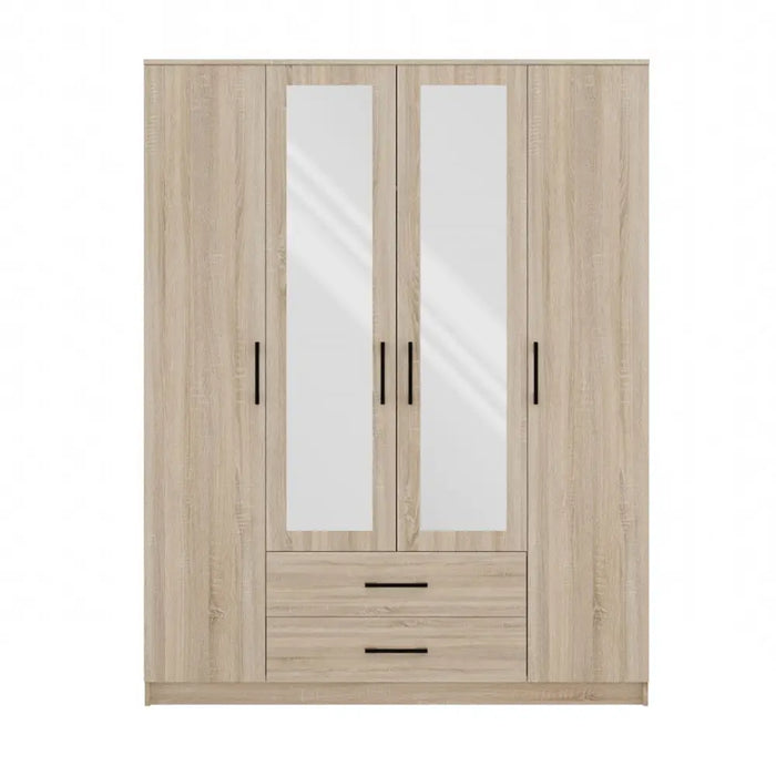 Topeshop ROMANA 160 SON гардероб/килер за спалня 11 рафта 4