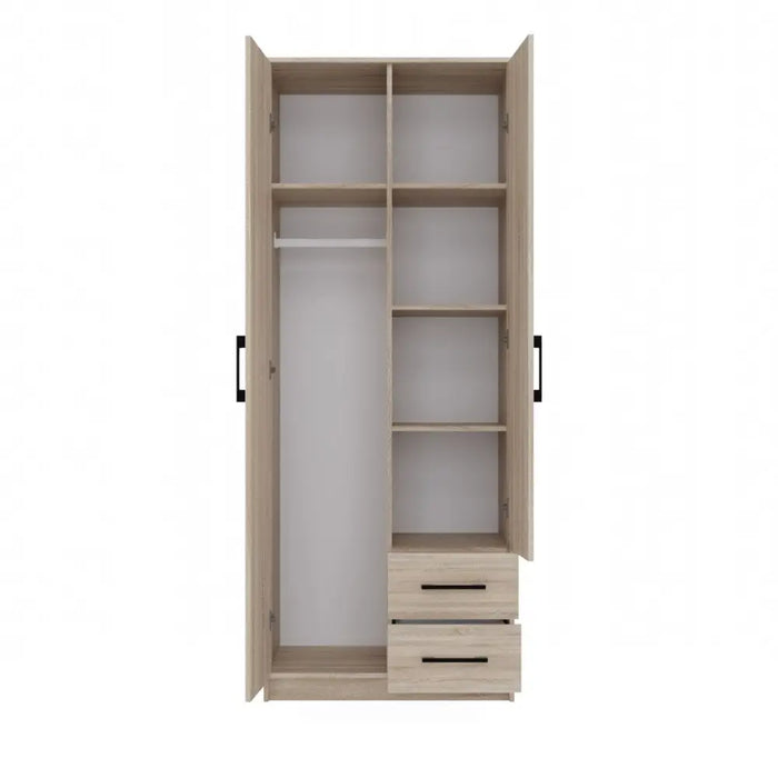 Topeshop ROMANA 80 SON L гардероб/дрешник за спалня 5 рафта