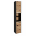 Topeshop S30 АНТРАЦИТ/АРТИСАН шкаф за баня