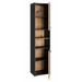 Topeshop S40 ANTRACYT/ARTISAN шкаф за баня