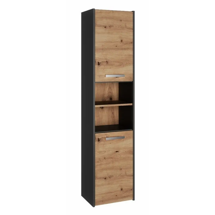 Topeshop S40 ANTRACYT/ARTISAN шкаф за баня