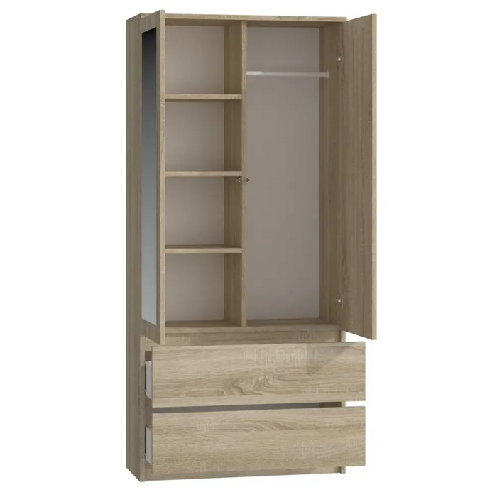 Topeshop SS-90 SON LUS KPL гардероб/килер за спалня 5 рафта
