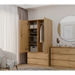 Topeshop SZAFA MALWA ART гардероб/килер за спалня 5 рафта 2