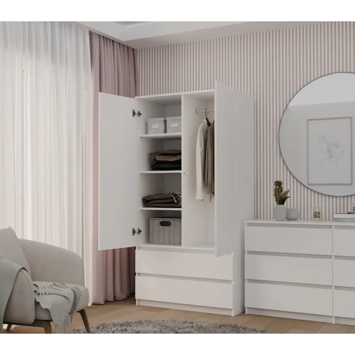 Topeshop SZAFA MALWA B гардероб/килер за спалня 5 рафта 2