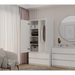 Topeshop SZAFA MALWA B гардероб/килер за спалня 5 рафта 2