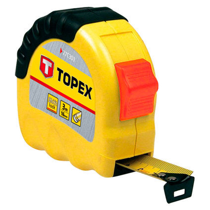 РОЛЕТКА 3М X 16MM TOPEX