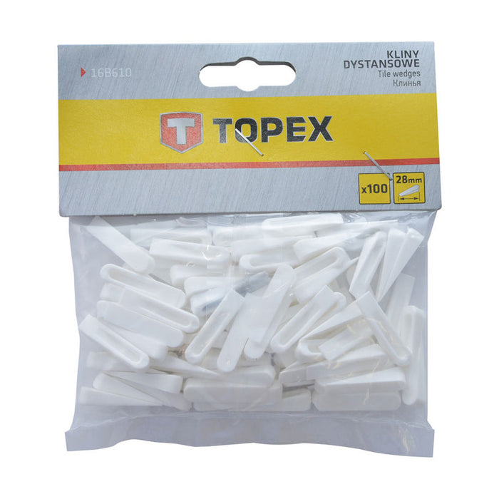 КЛИНЧЕТА ЗА ФУГИ TOPEX 100 БРОЯ В ПАКЕТ