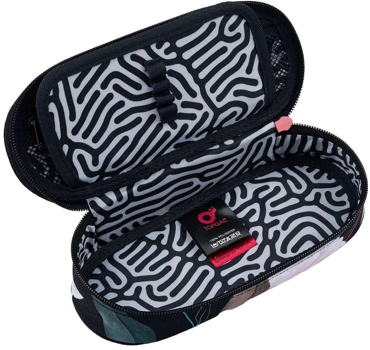 Овален ученически несесер Topgal Etue - 23025, с 1 цип