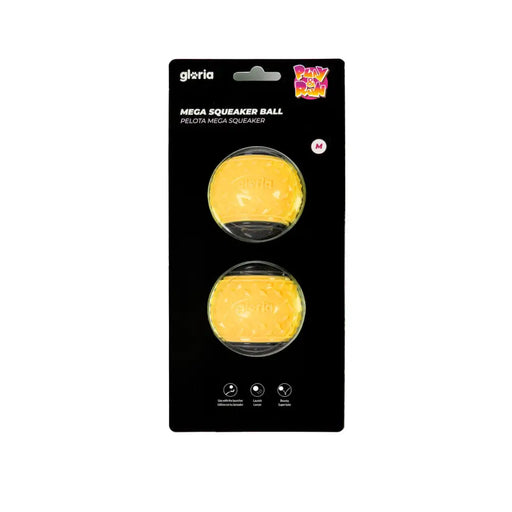Топка за Домашни Любимци Gloria PLAY AND RUN Жълт TPR M