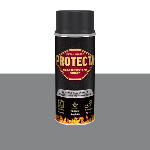 ТОПЛОУСТОЙЧИВ СПРЕЙ СИВ 400 ML PROTECTA