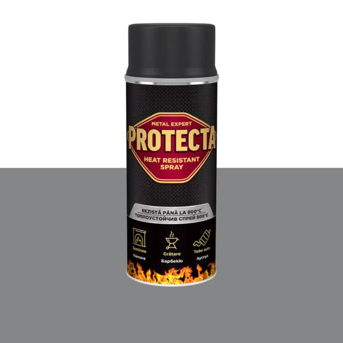 ТОПЛОУСТОЙЧИВ СПРЕЙ СИВ 400 ML PROTECTA