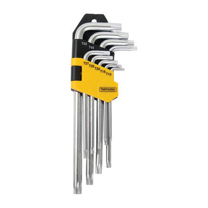 КОМПЛЕКТ ШЕСТОГРАМИ TORX T10-T50 TOPMASTER