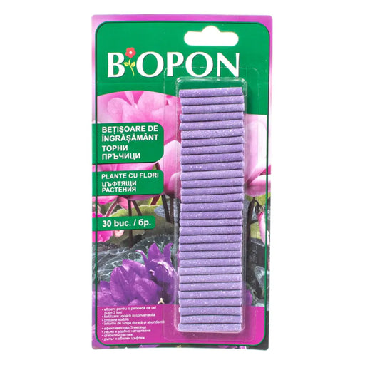 ТОР НА ПРЪЧИЦИ ЗА ЦЪФТЯЩИ РАСТЕНИЯ 30БР BIOPON