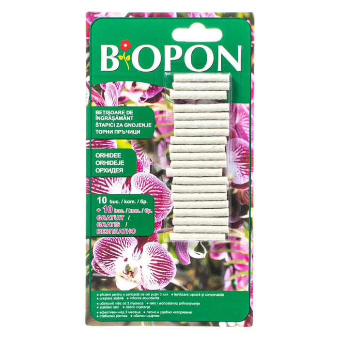 ТОР НА ПРЪЧИЦИ ЗА ОРХИДЕИ 10БР BIOPON